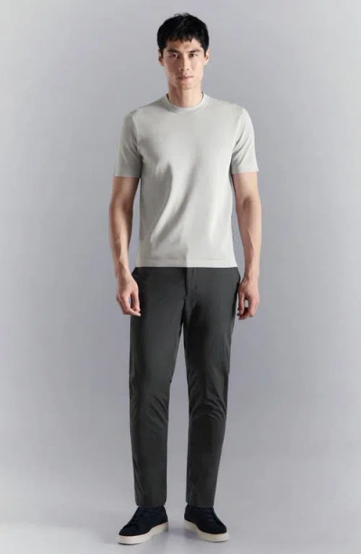 Mango Comfort Stretch Jersey T-shirt In Gray