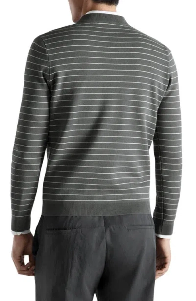 Mango Comfort Stretch Stripe Jersey Sweater In Multi