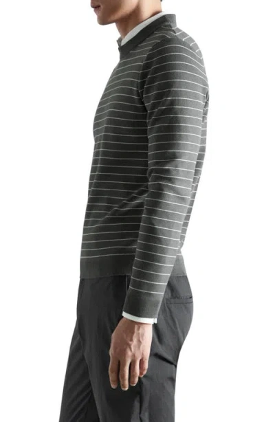 Mango Comfort Stretch Stripe Jersey Sweater In Multi
