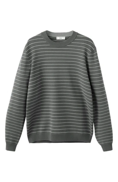 Mango Comfort Stretch Stripe Jersey Sweater In Multi