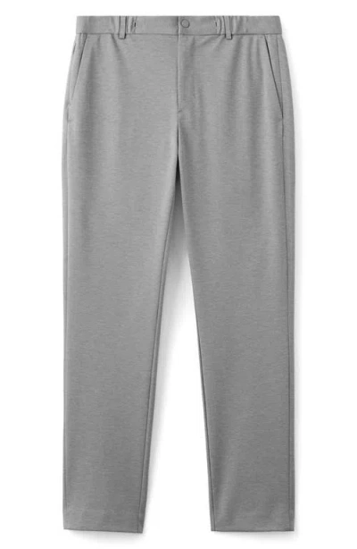Mango Comfort Stretch Chinos In Gray