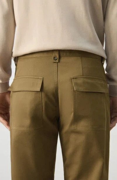 Mango Relaxed-fit Pants With Patch Pockets In Brown