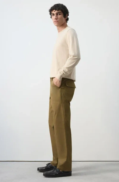 Mango Relaxed-fit Pants With Patch Pockets In Brown