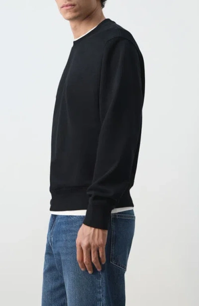 Mango Regular Fit Cotton Sweatshirt In Blue