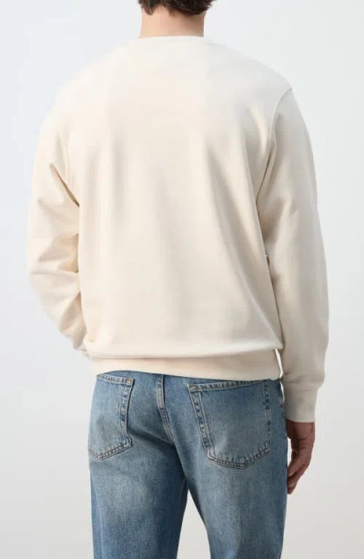 Mango Regular Fit Cotton Sweatshirt In White