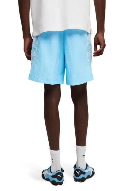 Puma Tech-x Relaxed Shorts In Blue