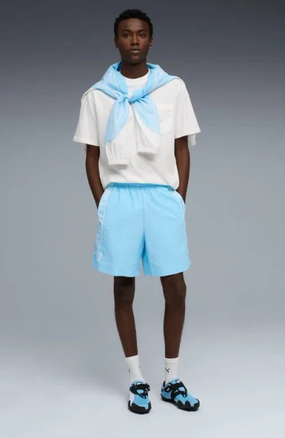 Puma Tech-x Relaxed Shorts In Blue