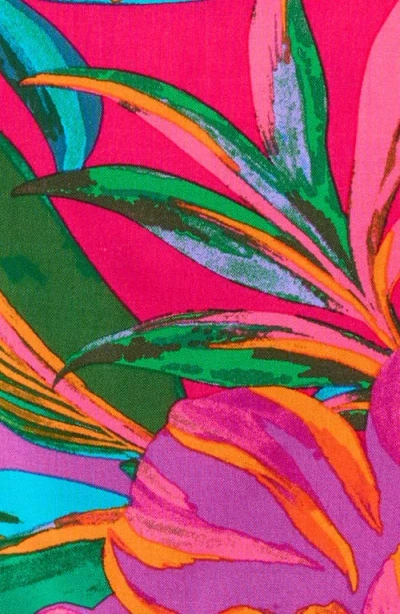 Sugarlips Beal Tropical Strapless Romper In Multi