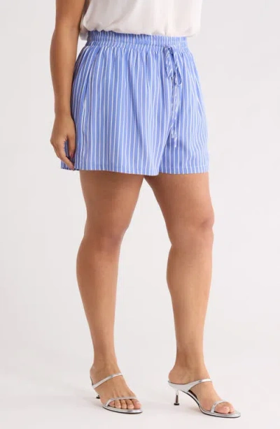 Sugarlips Elise Stripe Taliya Drawstring Shorts In Multi