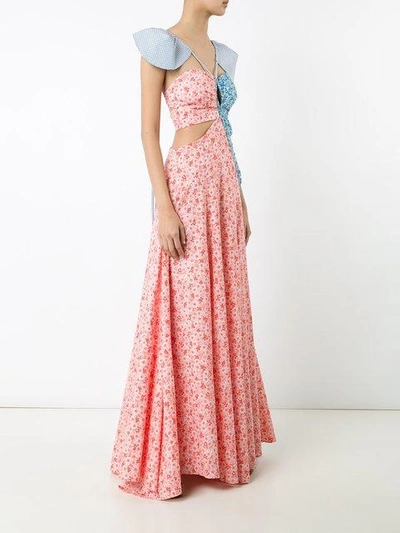 Shop Rosie Assoulin Floral Print Dress