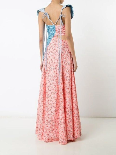 Shop Rosie Assoulin Floral Print Dress