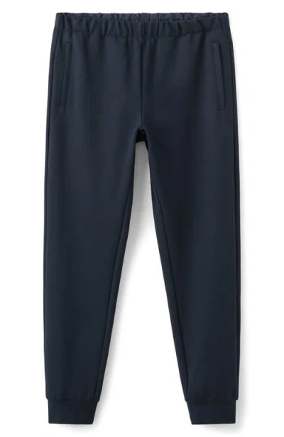 Mango Comfort Stretch Joggers In Blue