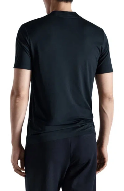 Mango Slim Fit Comfort Stretch T-shirt In Blue