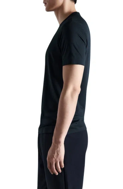 Mango Slim Fit Comfort Stretch T-shirt In Blue