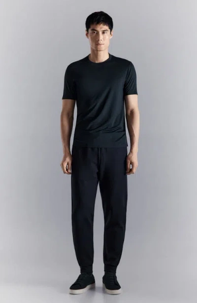 Mango Slim Fit Comfort Stretch T-shirt In Blue