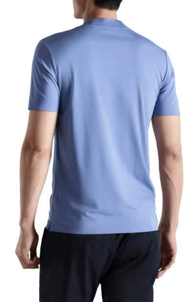 Mango Slim Fit Comfort Stretch T-shirt In Blue