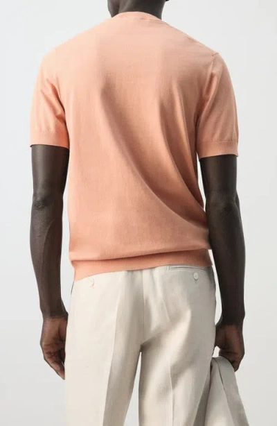 Mango Regular Fit Cotton T-shirt In Pink