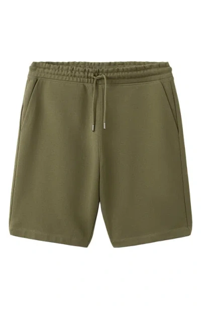 Mango Cotton Drawstring Shorts In Green