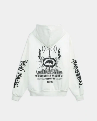 Ecko Complexcon Broadcast Hoodie In White