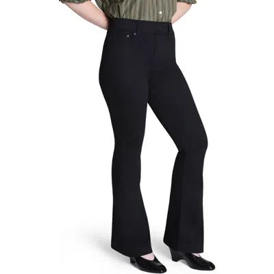 Spanx ® 2.0 Pull-on Flare Jeans In Black