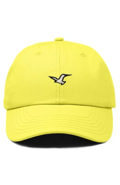 Dalix Seagull Dad Hat In Yellow