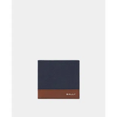 Bally Essential Bi-fold Wallet In Blue