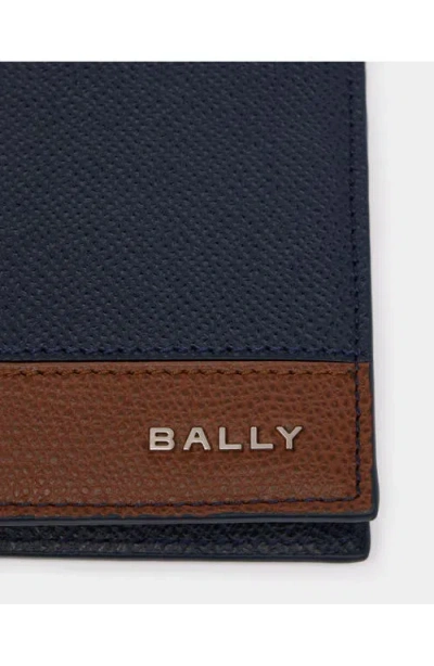 Bally Essential Bi-fold Wallet In Blue
