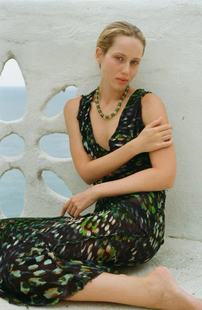 Sccollection Ruby Necklace In Pattern