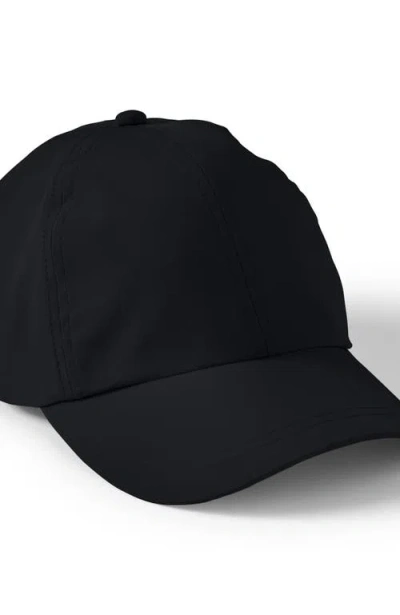 Lands' End Upf 50 Performance Baseball Hat In Black