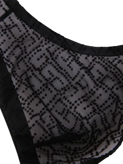 Givenchy Patterned Bra In Black