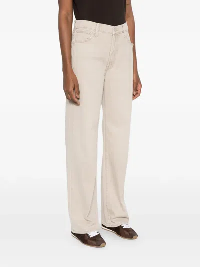Mother The Dodger Sneak Relaxed Straight Leg Jeans In Pink