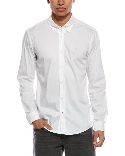 Hugo Boss Roan Solid Shirt In White