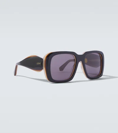 Loewe Square Sunglasses In Black