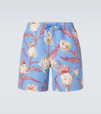Loewe Printed Swim Trunks In Multi