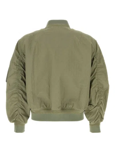 Givenchy Nylon Bomber Jacket In Green