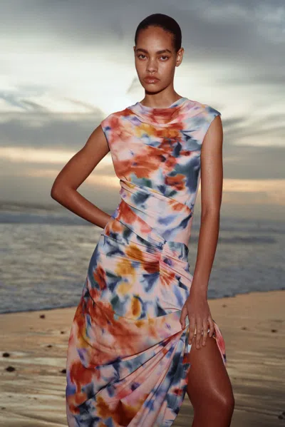 Simkhai Acacia Dress In Multi