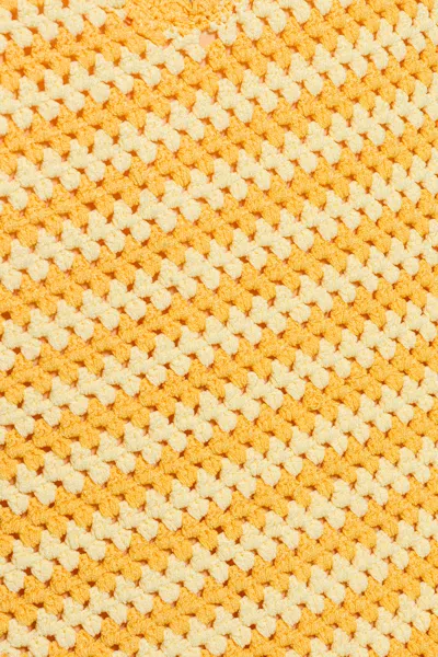 Simkhai Womens Mango Multi Karoline Halterneck Crochet Swimsuit Xs In Multi