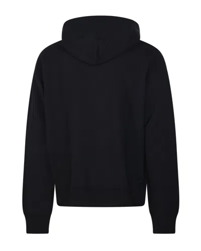 Off-white Small Arrow Logo Hoodie In Black Cotton