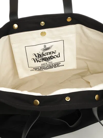 Vivienne Westwood Rectangular Shoulder Bag Top Handle Design