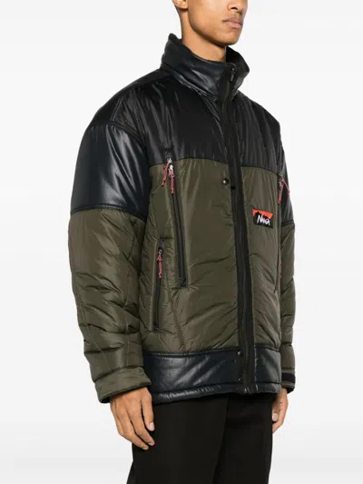 Junya Watanabe Nylon Short Down Jacket In Multi
