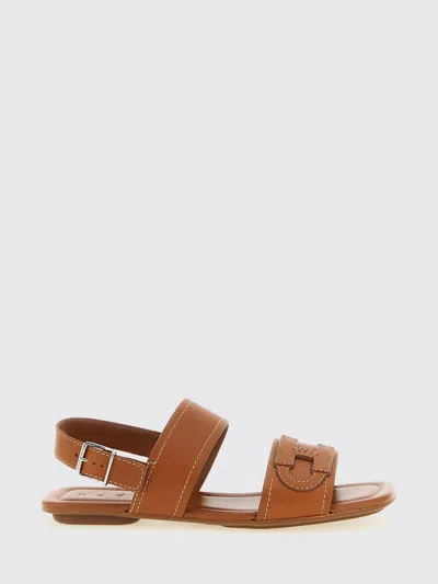 Hogan Heeled Sandal Woman Color Brown