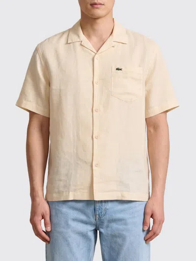 Lacoste シャツ  メンズ カラー ベージュ In Multi
