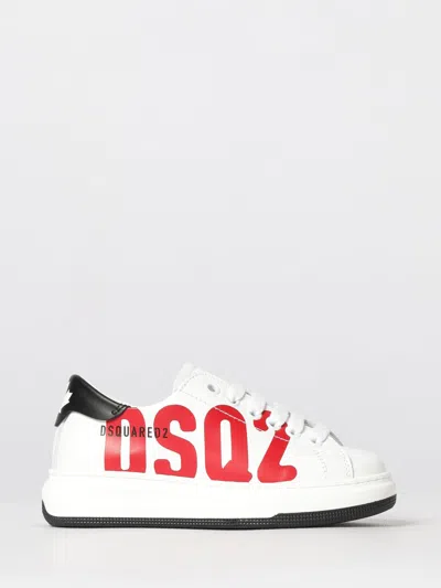 Dsquared2 Lace-up Sneakers In White