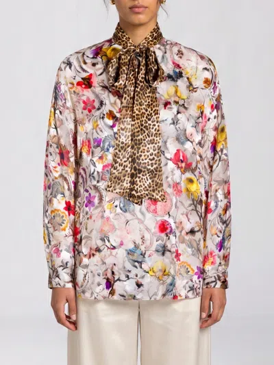 衬衫 ROBERTO CAVALLI 女士 颜色 米色