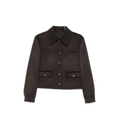 Brunello Cucinelli Flap-pocket Jacket In Black