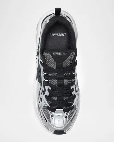 Represent Storm Runner Sneaker In Silver