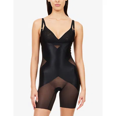 Spanx ® Open Bust Shaper Bodysuit In Black