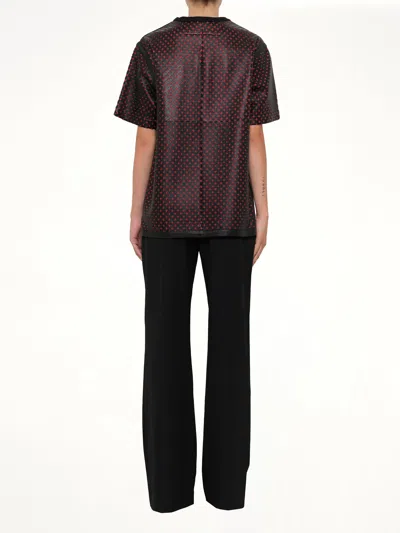 Givenchy Leather Top In Black