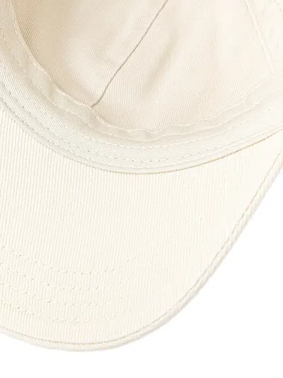 Diesel Logo-patch Baseball Cap In White