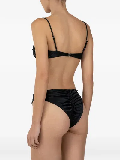 Paramidonna Daisy Crystal-embellishment Bikini In Black